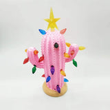 New Cactus Resin Decoration Decoration Led Home Lamp Design Atmosphere Green Plant Garden Light