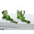 Home couple frog resin ornaments eprolo