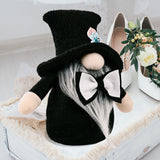 New wedding faceless doll holding flower doll Rudolph ornaments home window decoration ornaments
