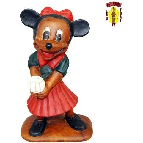 Hand Carved Mini Mouse Uniquely Thai Lao TV