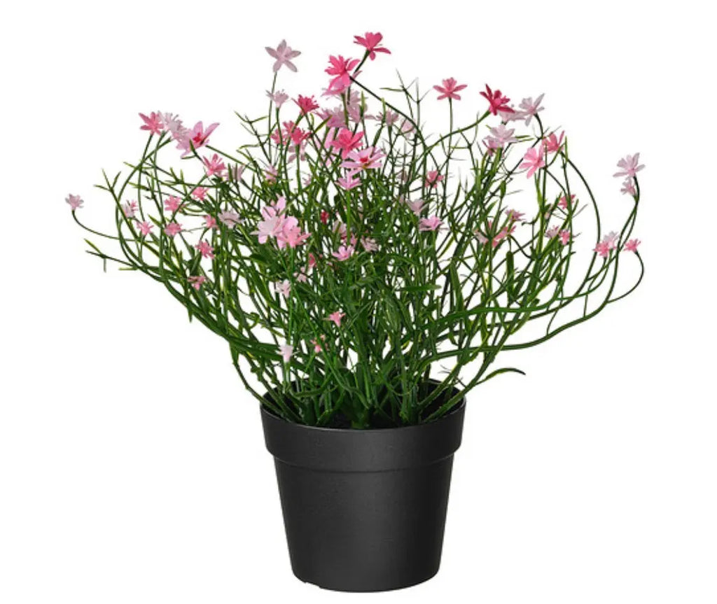 Artificial Potted Plant Indoor/Outdoor/Baby's Wreath Pink Mayra and Company