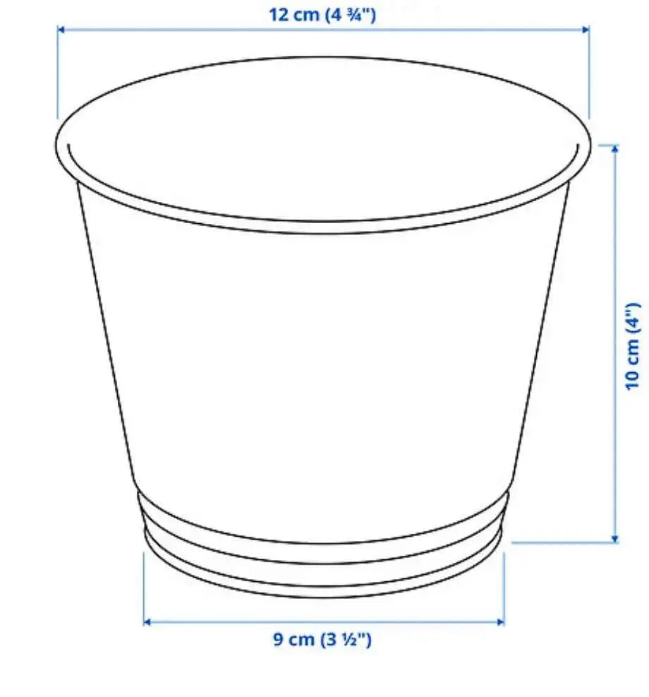 Plant Pot Galvanized