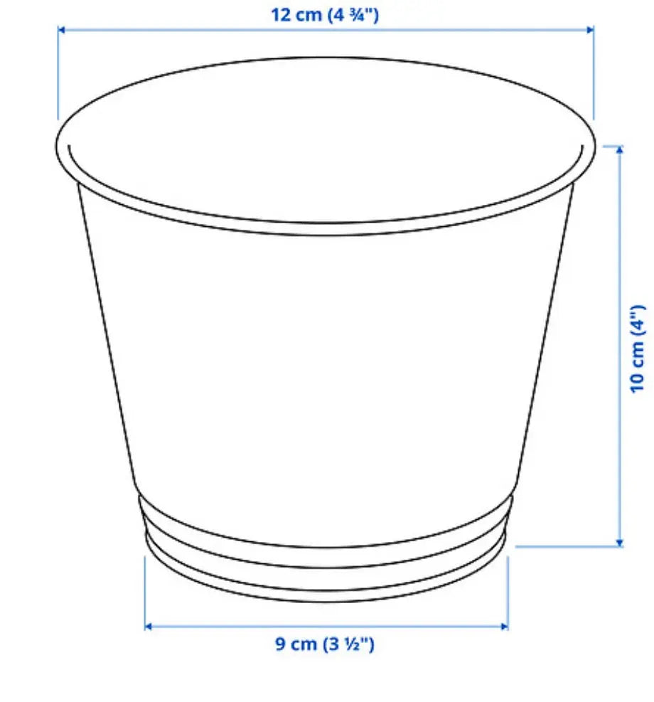 Plant Pot Galvanized Mayra and Company