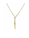 Cone Pendant Goldtone Necklace Mayra and Company