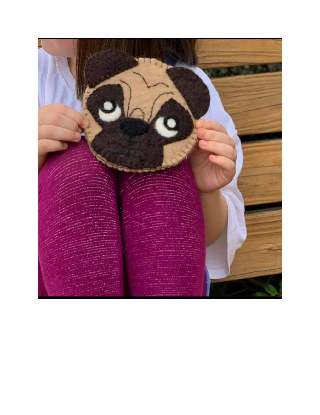 Pug Felt Clutch - Global Groove (P)