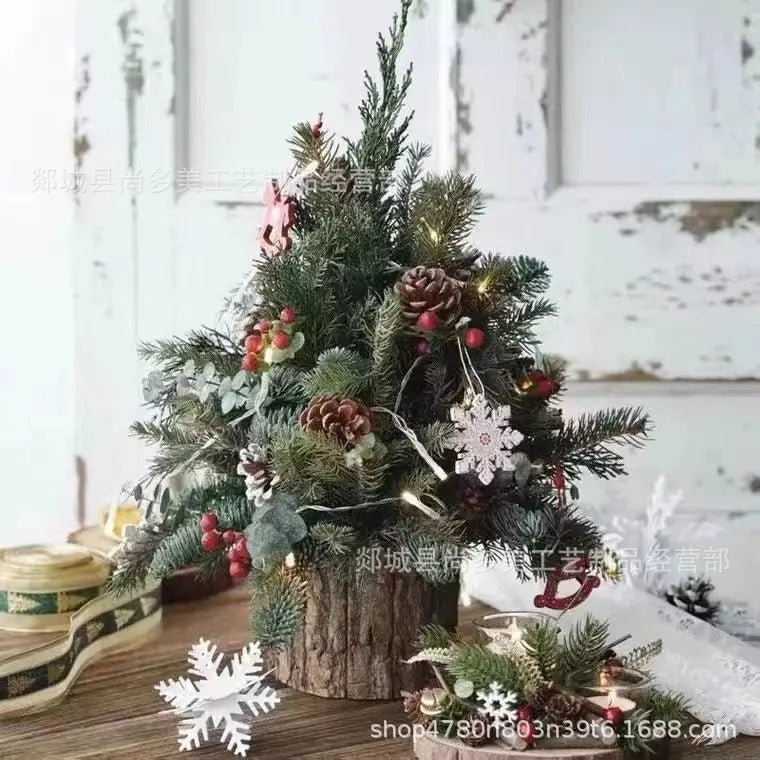 Bark Bucket Floral Flower Arrangement Basket Bark Basket Christmas Tree Flower Bucket Holding Bucket Fleshy Plant Flower Arrangement Basket Teachers' Day Gift Mayra and Company
