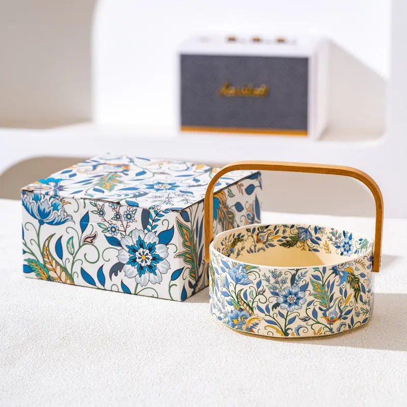 French Style Fruit Plate High-end Exquisite and High-value Fruit Plate Living Room Coffee Table Household Afternoon Tea Dim & Cam Plate Ceramic Basket Mayra and Company