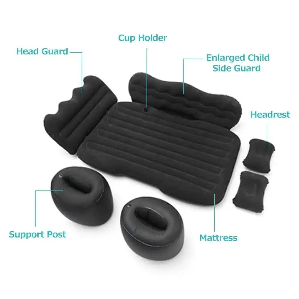 Mattress Car Inflatable Travel Bed Home Outdoor Camping Mat Rear Flocking Plus Air Mattress for SUV