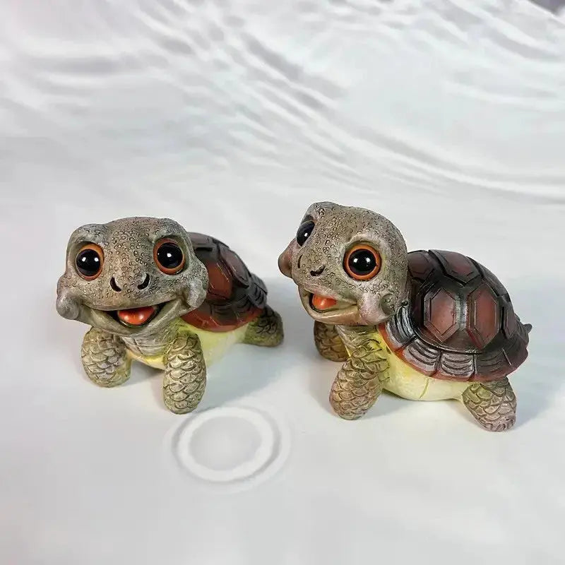 DecorBites™ Crawling Turtle Sculpture Resin Decor for Garden, Yard, Balcony, Lawn Decorbites