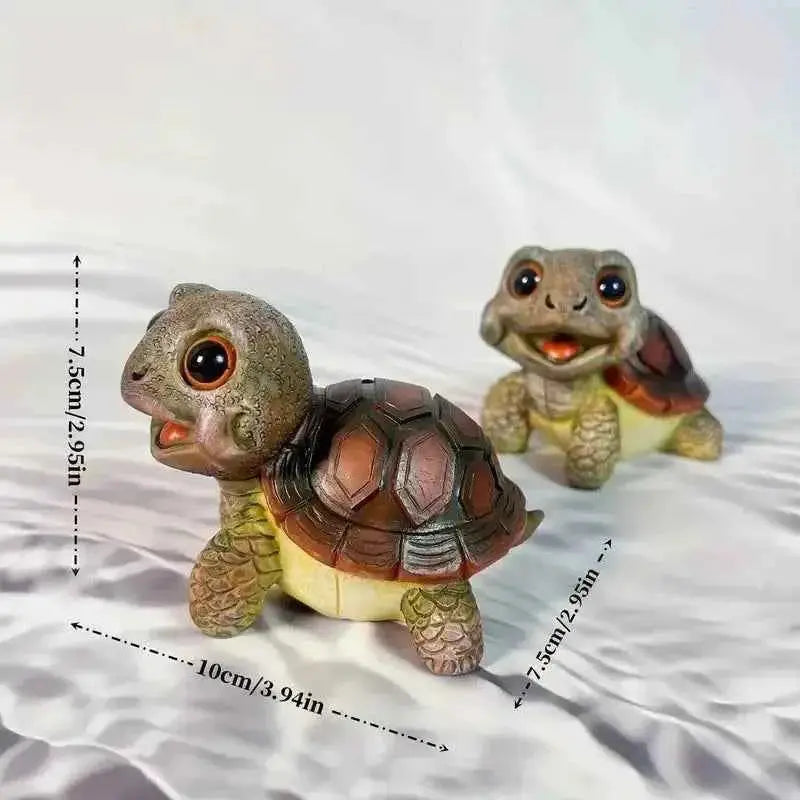 DecorBites™ Crawling Turtle Sculpture Resin Decor for Garden