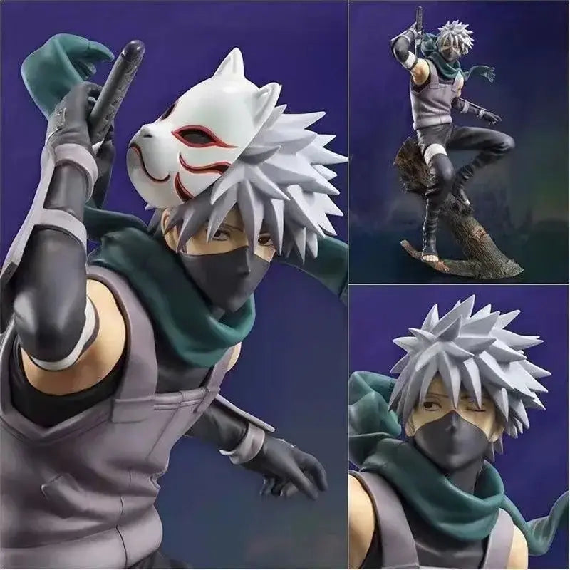 Naruto Kakashi Handmade Ornament Konoha Flag Model Infinite Visibility