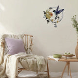 Dracaena Iron Art Hummingbird Wall Decor Outdoor Garden Set of 3