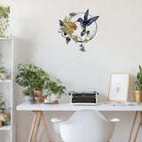 Dracaena Iron Art Hummingbird Wall Decor Outdoor Garden Set of 3