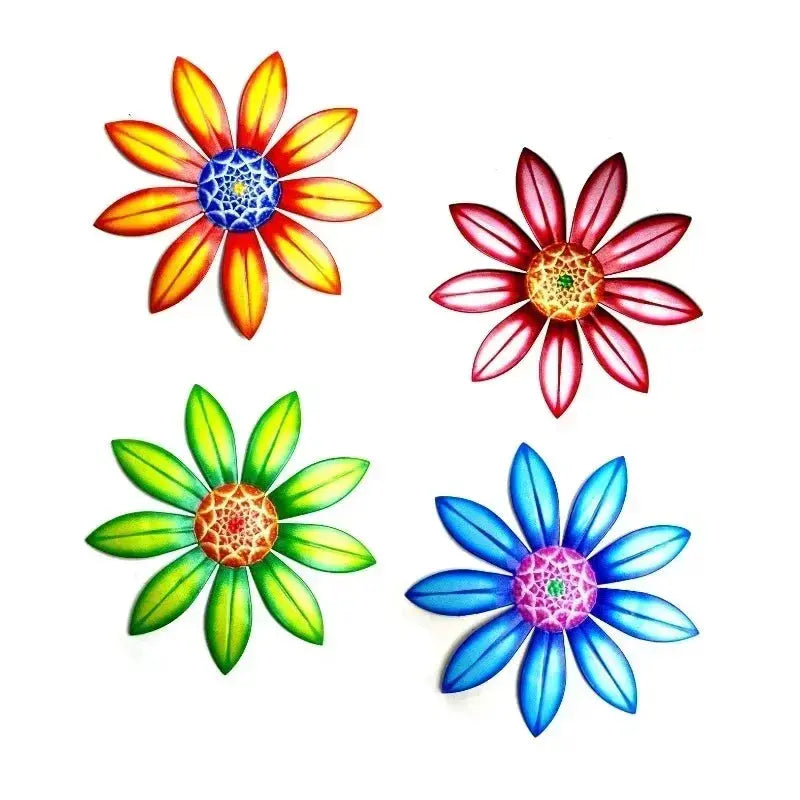 Garden Decoration Metal Flower Wall Art Sculpture Hanging Decor Mayra and Company