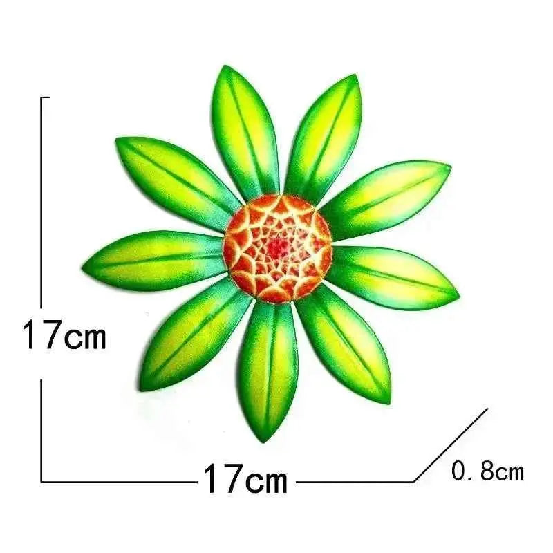 Garden Decoration Metal Flower Wall Art Sculpture Hanging Decor