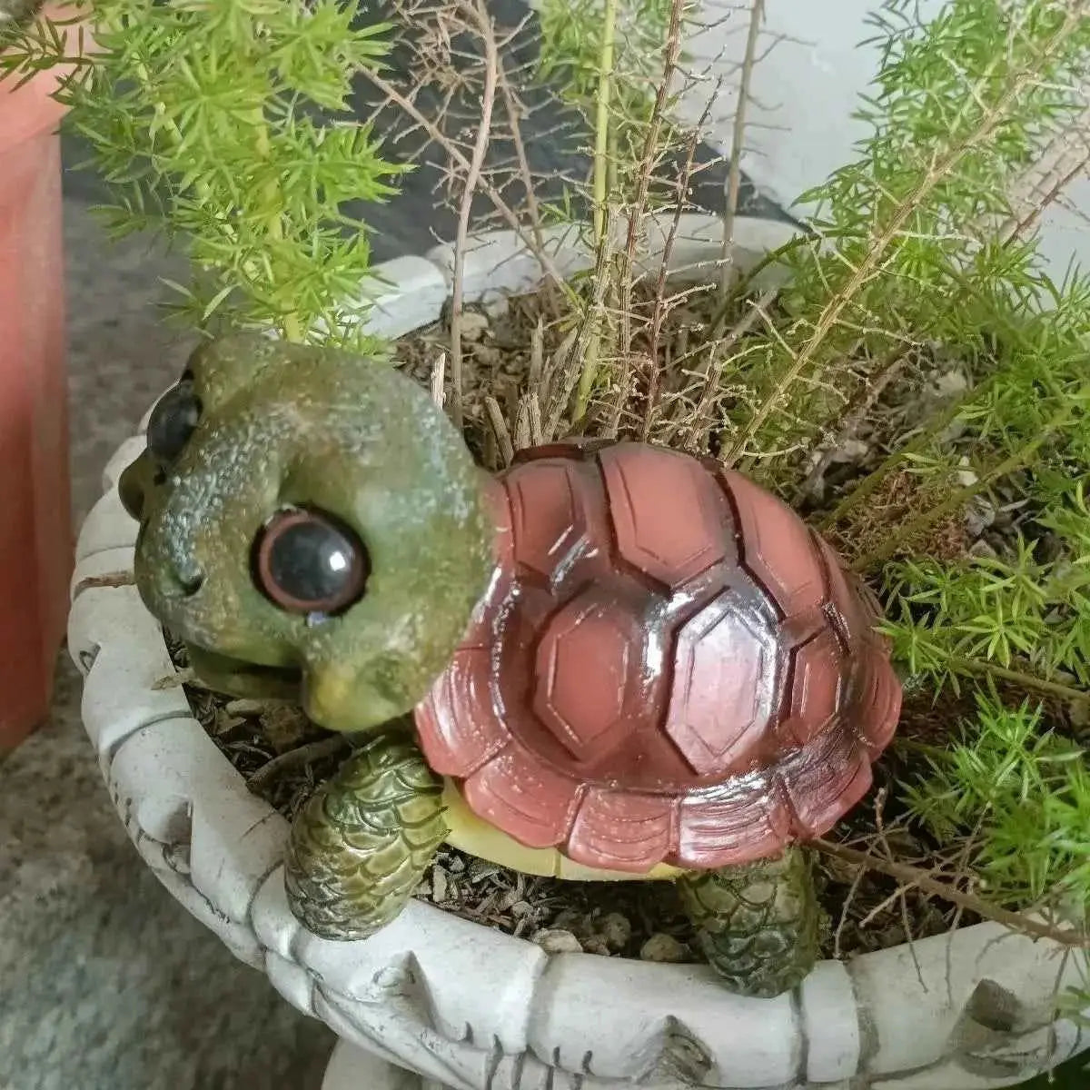 DecorBites™ Crawling Turtle Sculpture Resin Decor for Garden
