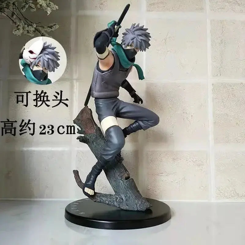 Naruto Kakashi Handmade Ornament Konoha Flag Model Infinite Visibility