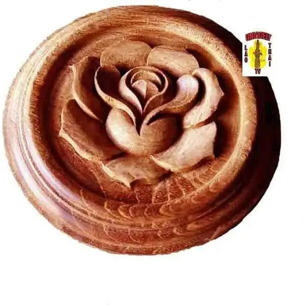 Teak Rosette Flower Center
