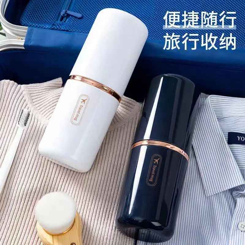 Portable travel toiletry cup, brush box, mouthwash cup and cream three-in-one