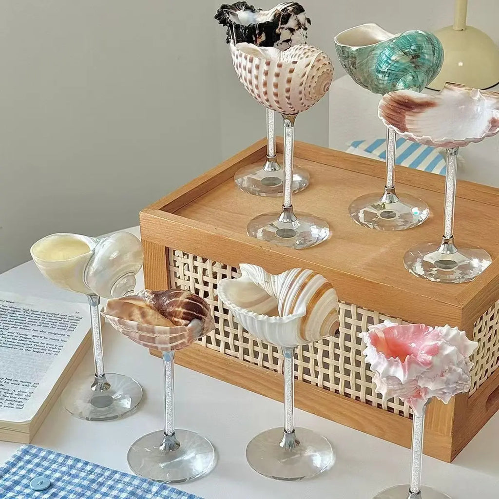 Handmade Shell  and Conch Cup Hypersku