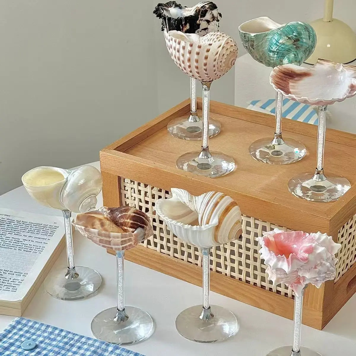 Handmade Shell  and Conch Cup Hypersku