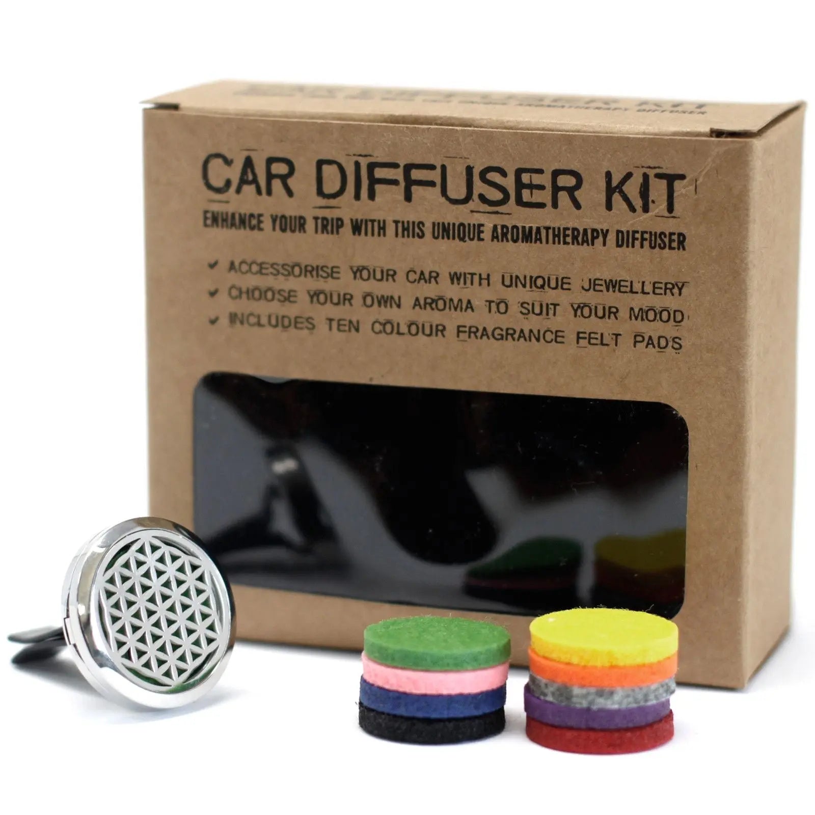 Car Diffuser Kit- Flower Of Life AWArtisan Dropship