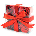 Set Of 9 Soap Flowers-Red Roses AWArtisan Dropship
