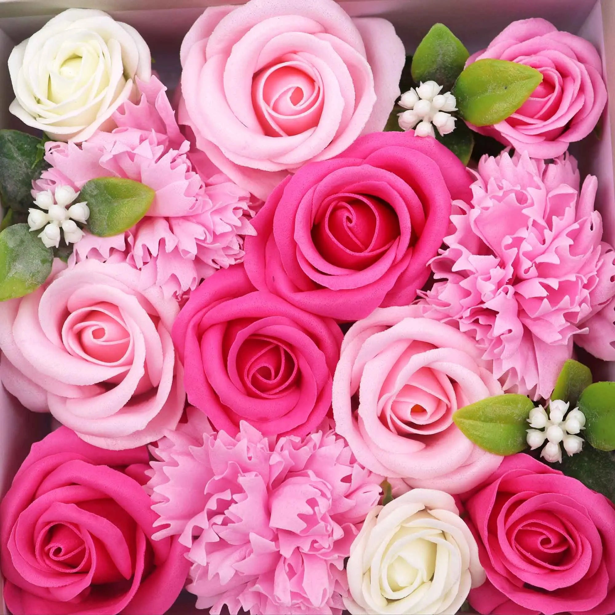 Caja Cuadrada - Baby Blessings - Rosas AWArtisan Dropship