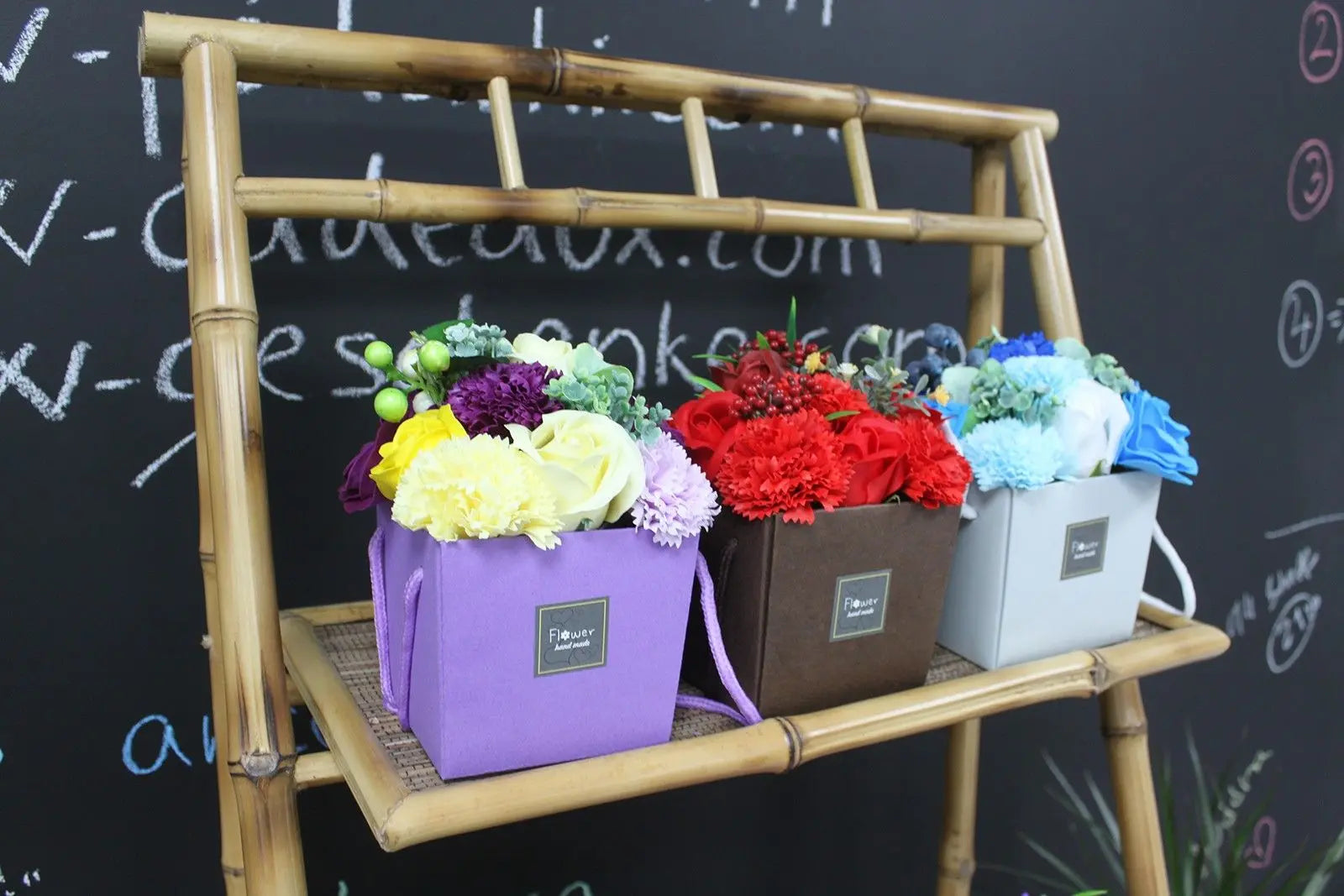 1X Soap Flower Bouquet- Spring Flowers AWArtisan Dropship