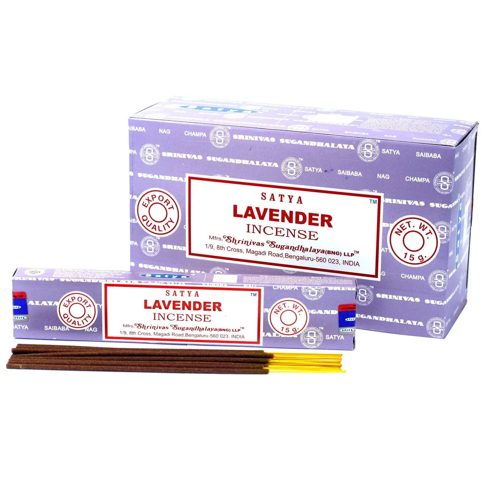 Varillas de Incienso Satya 15gm - Lavanda AWArtisan Dropship