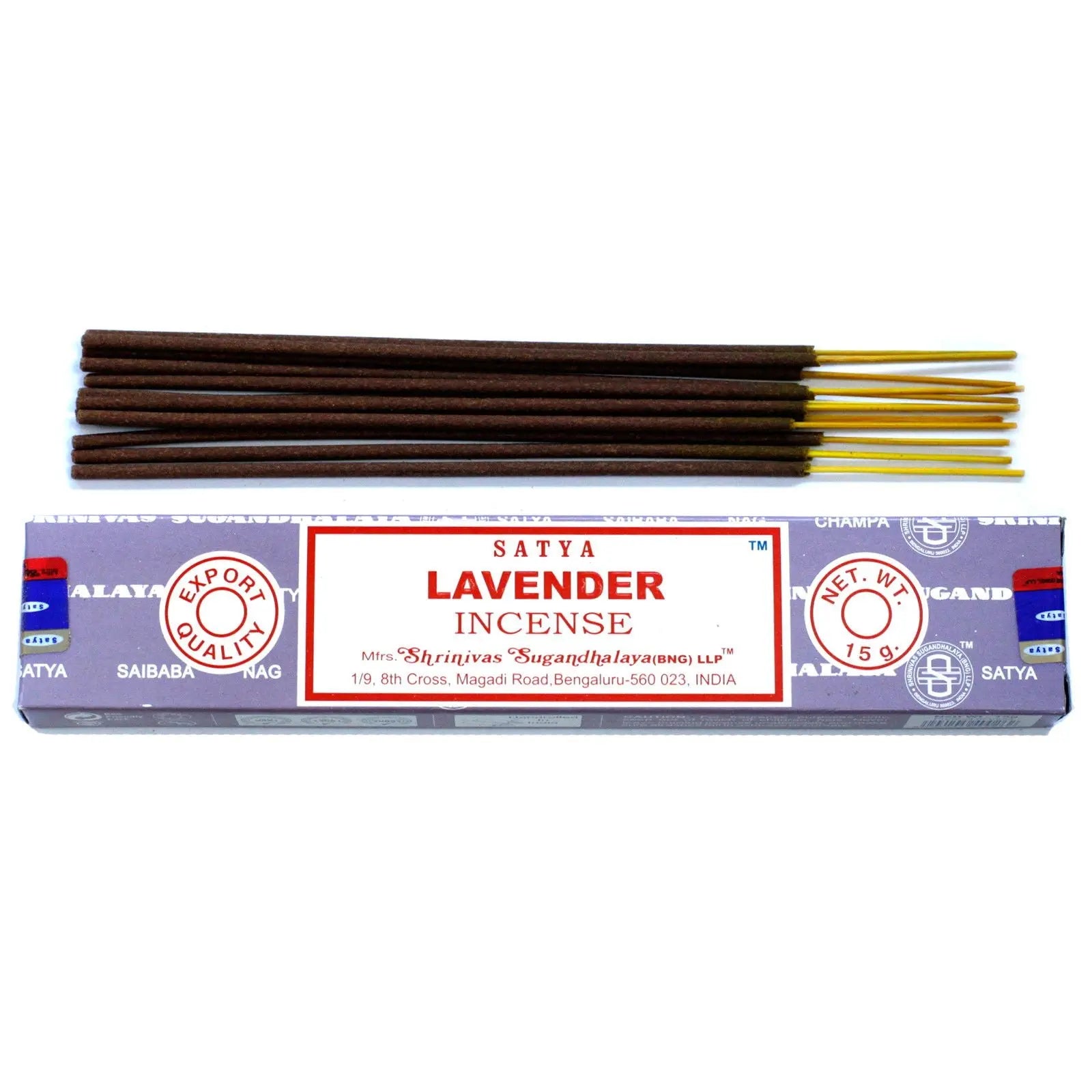 Varillas de Incienso Satya 15gm - Lavanda AWArtisan Dropship