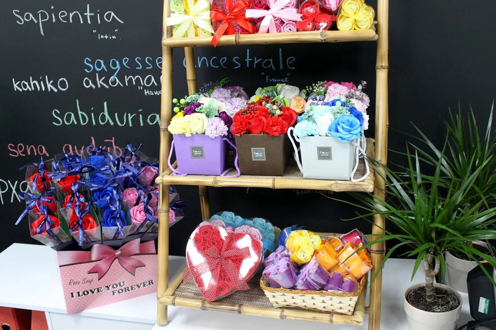 1X Soap Flower Bouquet- Spring Flowers AWArtisan Dropship