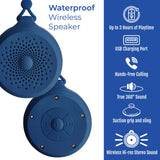 Waterproof Wireless Speaker – Portable Bluetooth Shower Speaker-1