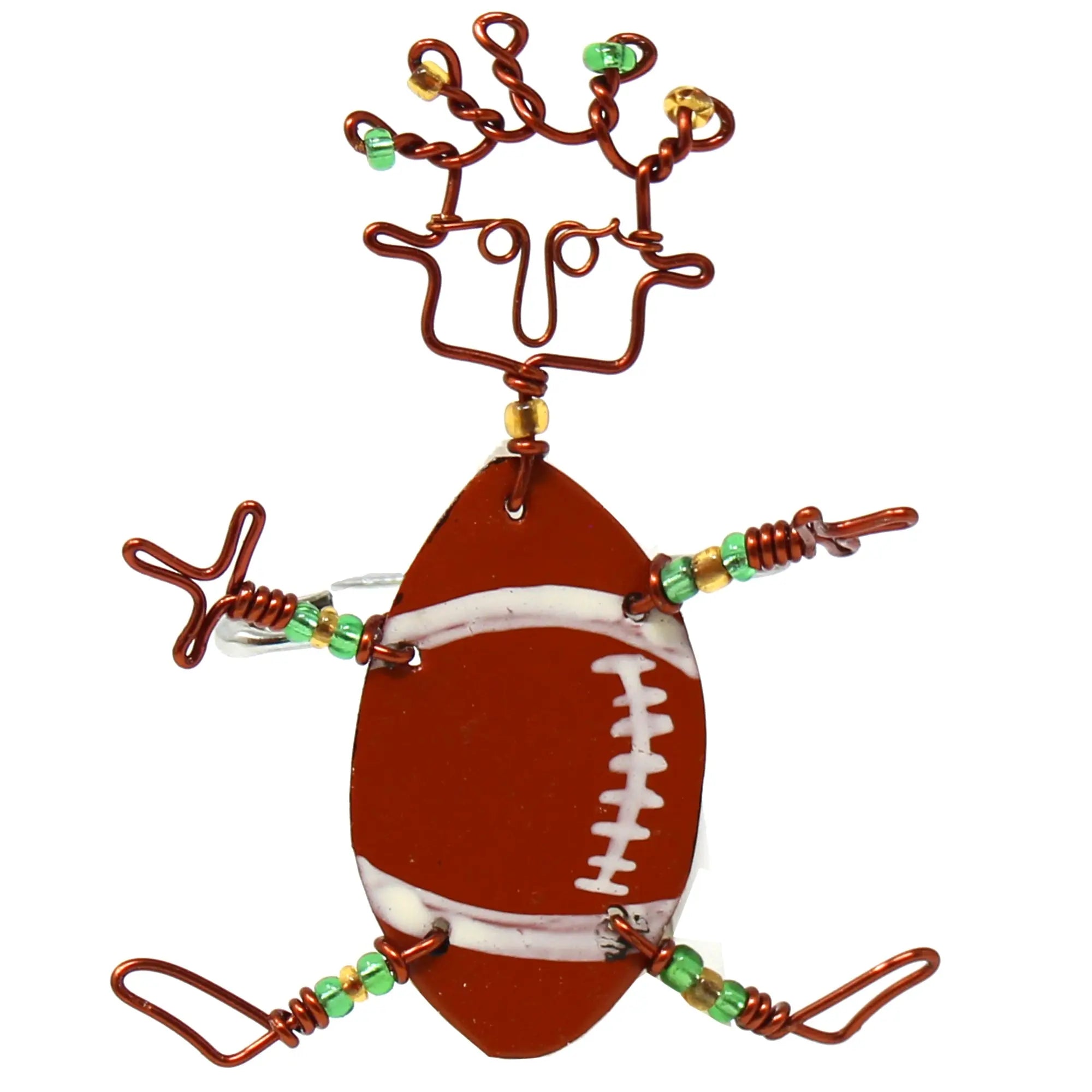 Dancing Girl American Football Pin - Creative Alternatives Creative Alternatives