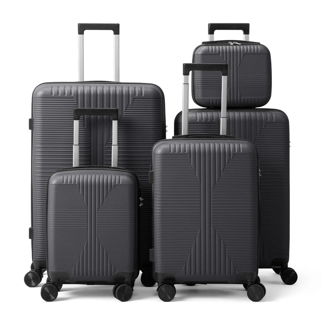 5-Piece Lightweight Luggage Set with Lock – 12/16/20/24/28 Inch DailySale