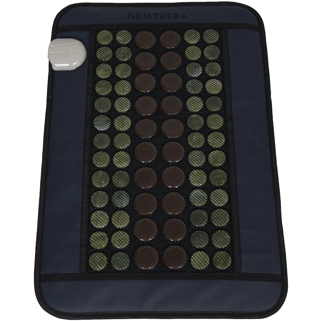 Jade Tourmaline Infrared Heat Mat Navy Blue-2