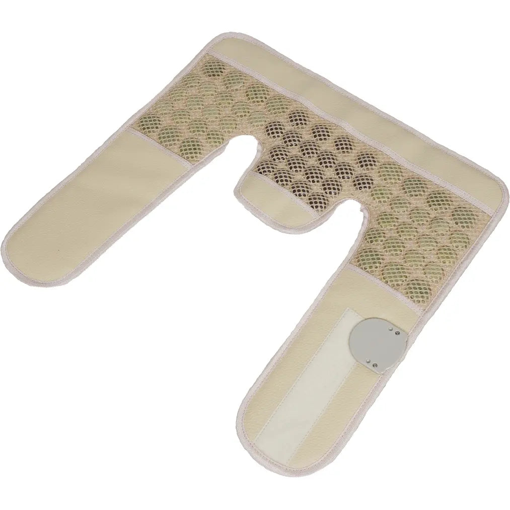 Jade Tourmaline Infrared Shoulder Heat Pad (White)-1