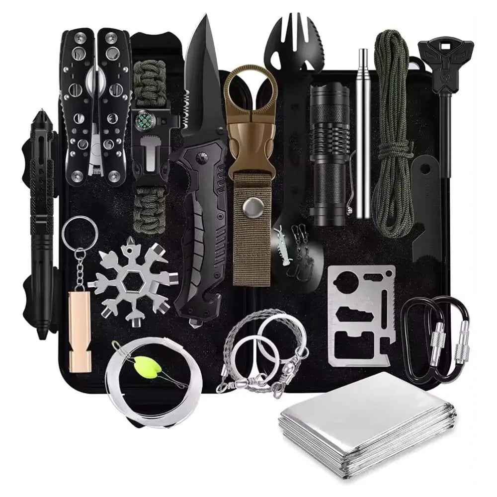 Ultimate Survival Gear and Equipment: 31-Piece Emergency Kit for Every Adventure