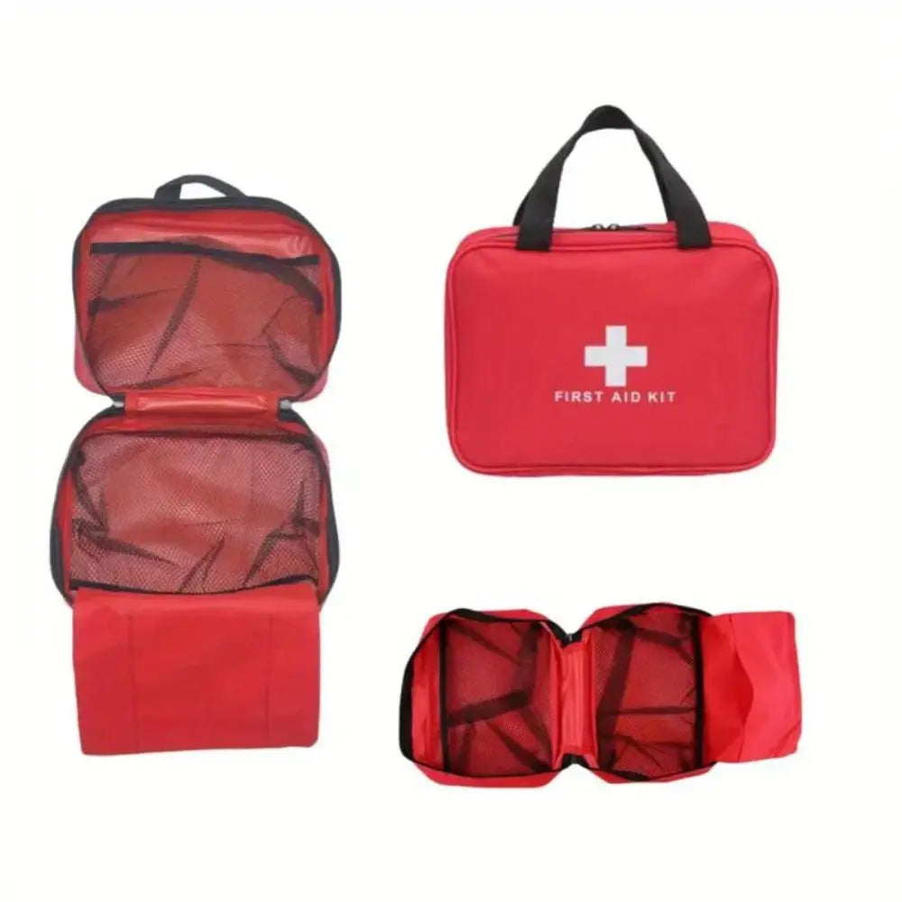 173pcs Large First Aid Kit: Portable Bag For Outdoor Hunting, Hiking, Camping And More - Including Emergency Supplies! DC-THE CEO