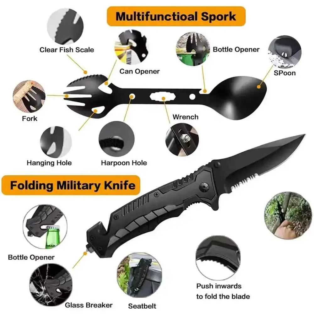 Ultimate Survival Gear and Equipment: 31-Piece Emergency Kit for Every Adventure