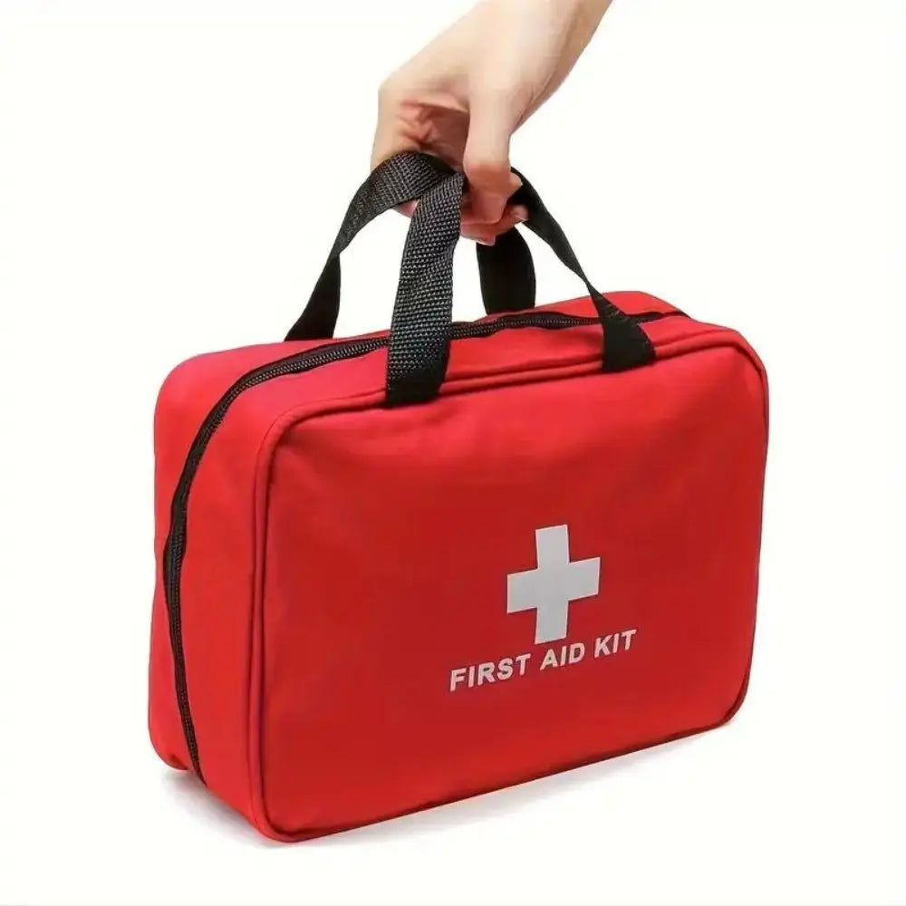 173pcs Large First Aid Kit: Portable Bag For Outdoor Hunting, Hiking, Camping And More - Including Emergency Supplies! DC-THE CEO