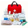 173pcs Large First Aid Kit: Portable Bag For Outdoor Hunting, Hiking, Camping And More - Including Emergency Supplies! DC-THE CEO