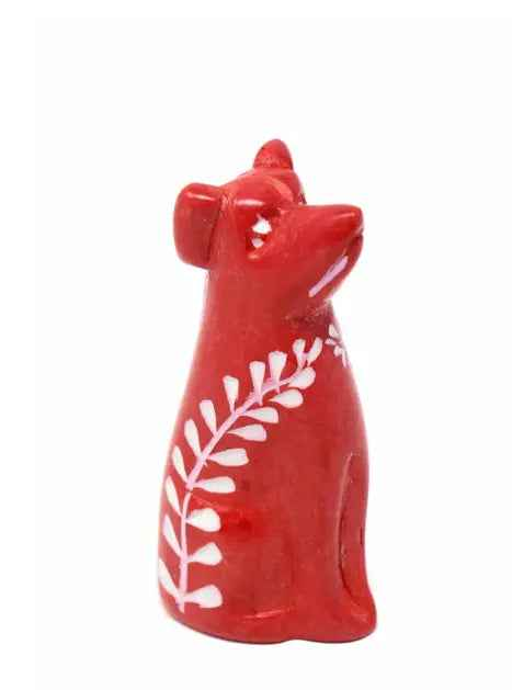 Soapstone Tiny Dogs-Assorted Pack Of 5 Colors