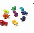 Soapstone Tiny Hippos-Assorted Pack of 5 Colors