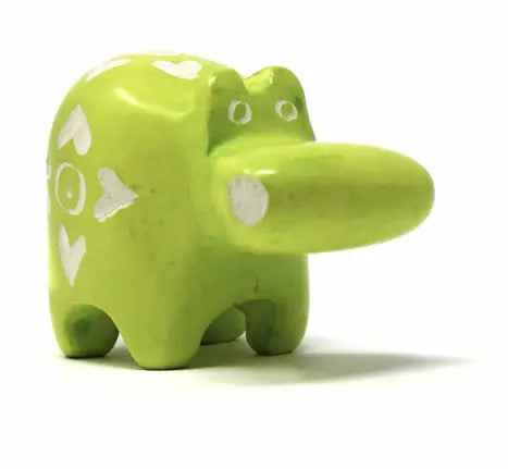 Soapstone Tiny Hippos-Assorted Pack of 5 Colors