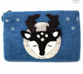 Hand Crafted Felt: Stag Pouch Global Groove
